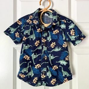 Old Navy | Dinosaur button-up shirt | 2T